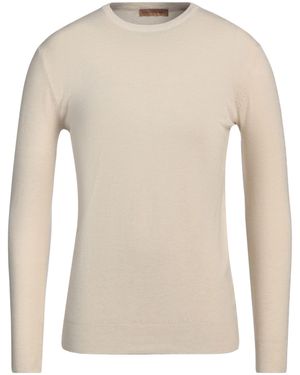 HENRY CLIFFORD Sweater Wool, Cotton, Viscose, Polyamide, Cashmere - Natural