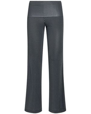 .., merci italia Pants Viscose, Elastane - Gray