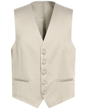 Manuel Ritz Tailored Vests - White