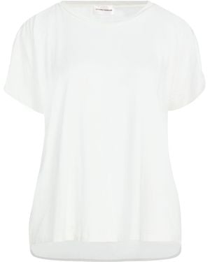 Sandro Ferrone Top Viscose, Elastane, Polyester - White