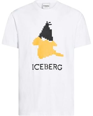 Iceberg Looney Tunes T-Shirt Cotton, Elastane - White