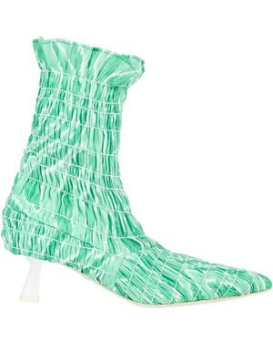 AMY CROOKES Ankle Boots Textile Fibers - Green