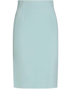 Ermanno Scervino Midi Skirt Viscose, Acetate, Lycra - Blue