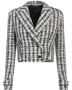Tagliatore 0205 Blazer Cotton, Polyamide, Viscose, Acrylic, Polyester - Black