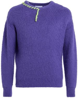 Bonsai Sweater Acrylic, Mohair Wool, Polyamide, Wool - Blue