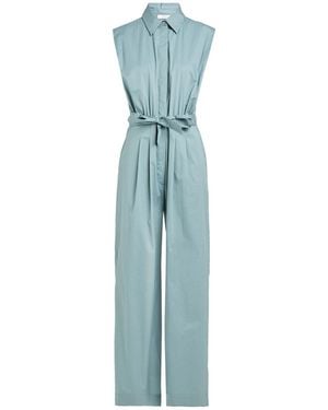 Peserico Easy Pastel Jumpsuit Cotton, Elastane - Blue