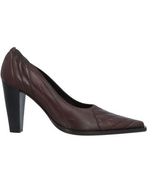 Mariella Burani Court Shoes Leather - Brown