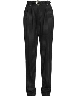 Versace Jeans Couture Trousers Polyester, Viscose, Elastane - Black