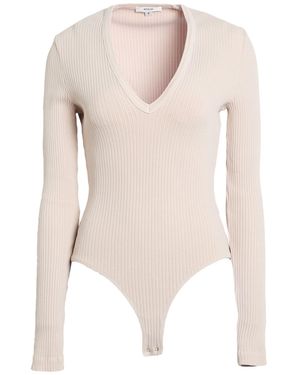 Agolde Bodysuit Organic Cotton, Elastane - Natural