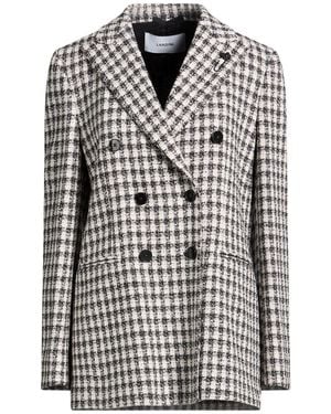 Lardini Blazer Acrylic, Polyester, Cotton, Wool, Synthetic Fibers - White