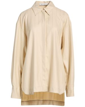 SIMONA CORSELLINI Shirt Polyester, Viscose, Elastane - Natural