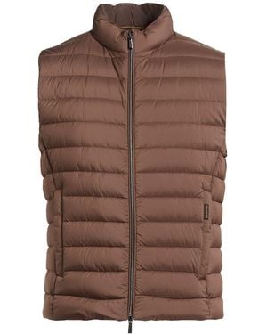 Moorer Vest Polyamide, Polyurethane - Brown