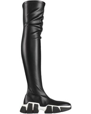 Vic Matié Boot Textile Fibers - Black