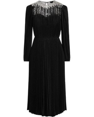 Elisabetta Franchi Midi-Kleid - Schwarz