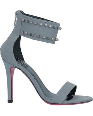 Pinko Sandals Textile Fibers - Blue