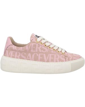 Versace Trainers Textile Fibres - Pink
