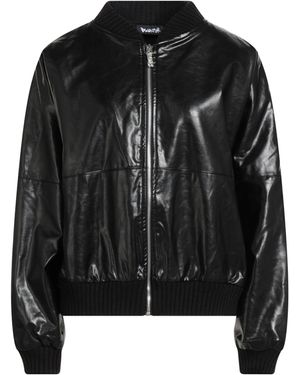 DISCLAIMER Jacket Polyurethane, Viscose - Black