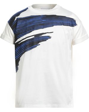 BOSS Ivory T-Shirt Cotton, Elastane - Blue