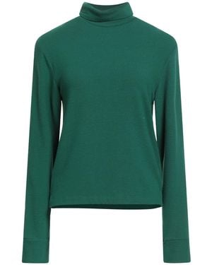 DONNI. Emerald Turtleneck Rayon, Polyester, Elastane - Green
