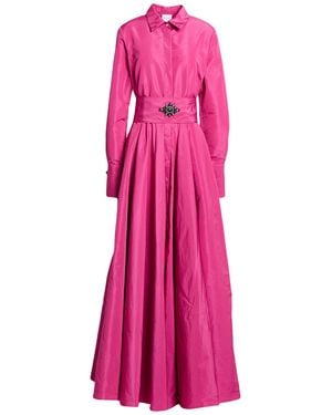 Sara Roka Maxi Dress Polyester - Pink