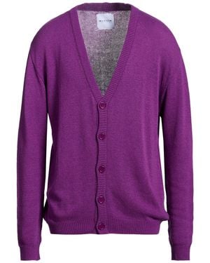 MARSĒM Cardigan Wool, Polyamide - Purple