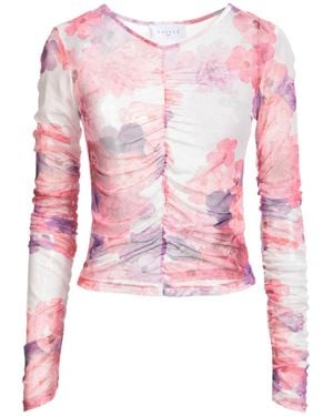 Gaelle Paris Fuchsia Top Polyester, Elastane - Pink