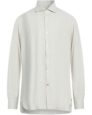 Isaia Shirt Cotton, Cashmere - White