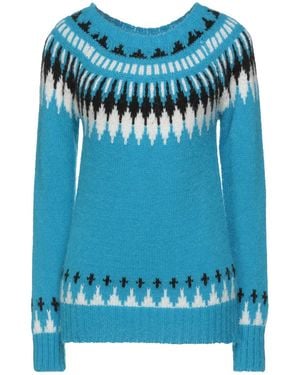 .., merci italia Sweater Acrylic, Polyamide, Alpaca Wool - Blue