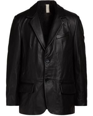 sunflower Jacket Cow Leather - Black