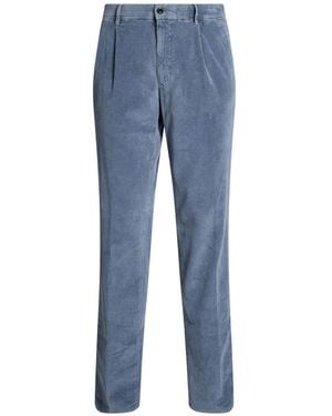 Incotex Pants Cotton, Elastane - Blue