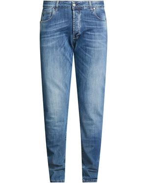 Daniele Alessandrini Jeans Cotton, Elastane - Blue