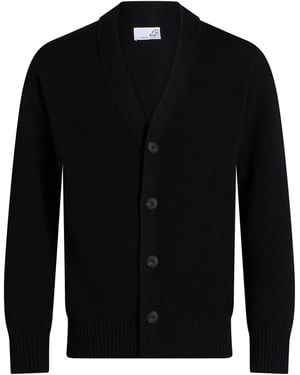 LA BIELLESE Midnight Cardigan Virgin Wool - Black