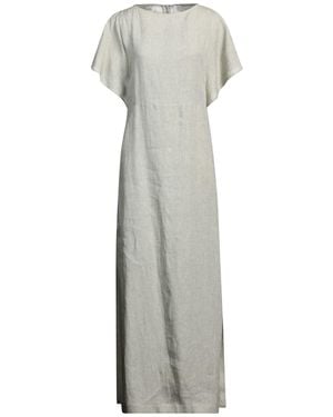 Eleventy Light Maxi Dress Linen - Grey
