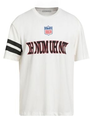 ih nom uh nit T-Shirt Cotton, Elastane - White