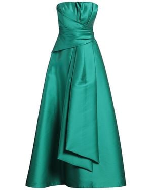 Alberta Ferretti Maxi Dress Polyester, Silk - Green