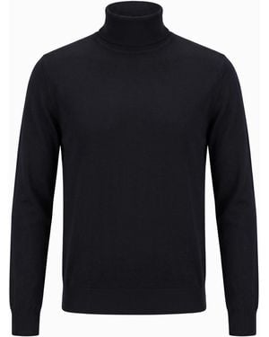 Alpha Studio Rollkragenpullover - Blau