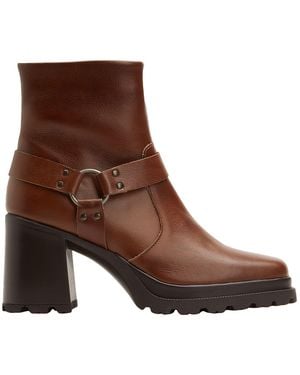 8 by YOOX Ankle Boots - Brown