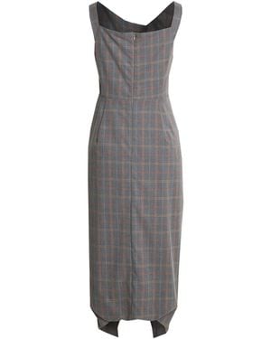 WEILI ZHENG Midi Dress - Grey