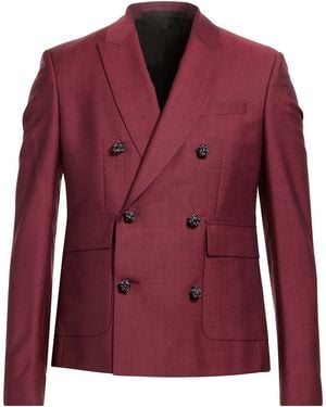 Kris Van Assche Blazer Wool, Mohair Wool - Red