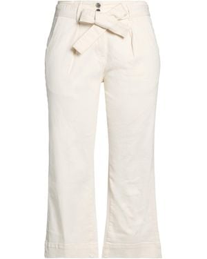 Guess Ivory Jeans Cotton, Polyester, Elastane - White