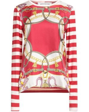 Shirtaporter T-Shirt Cotton, Silk - Red