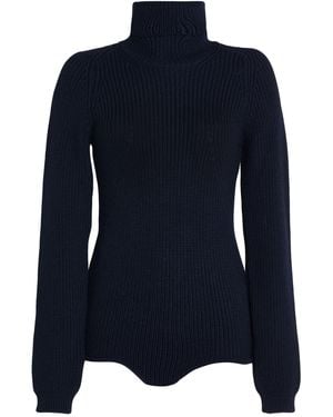 N°21 Bodysuit Virgin Wool - Blue