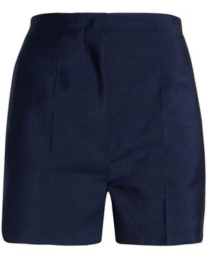 Sportmax Midnight Shorts & Bermuda Shorts Wool, Mohair Wool, Polyester - Blue