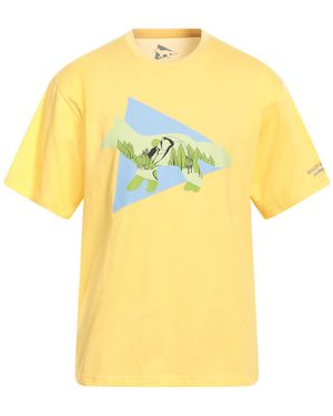MAISON KITSUNÉ x AND WANDER T-shirt - Yellow
