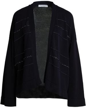 Amina Rubinacci Midnight Cardigan Cotton, Silk, Polyester, Viscose, Nylon - Black