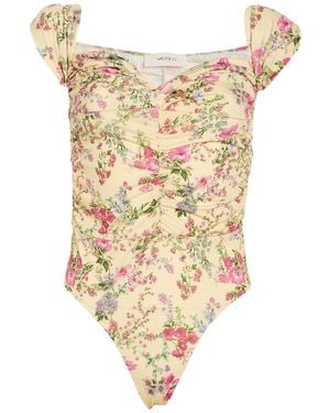 ViCOLO Bodysuit Polyester, Elastic Fibers - Metallic