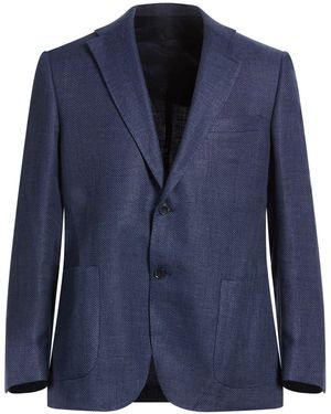 Lubiam Blazer Linen, Wool - Blue