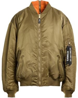 Vetements Military Jacket Nylon - Green