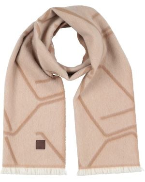 Max Mara Scarf Virgin Wool - Natural