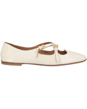 A.Bocca Ivory Ballet Flats Leather - Natural